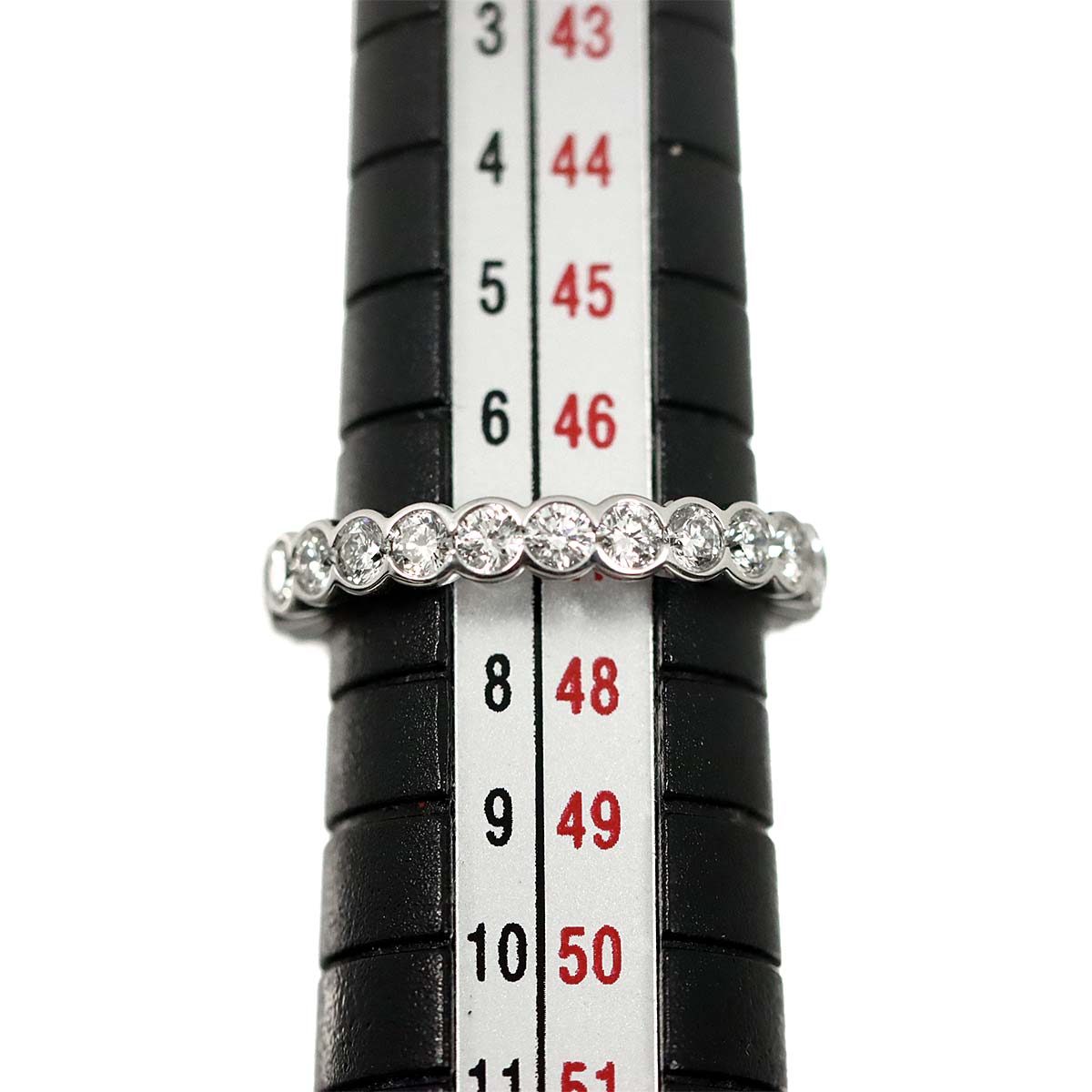 Diamond Ring 18K WG 750 Size4(US)