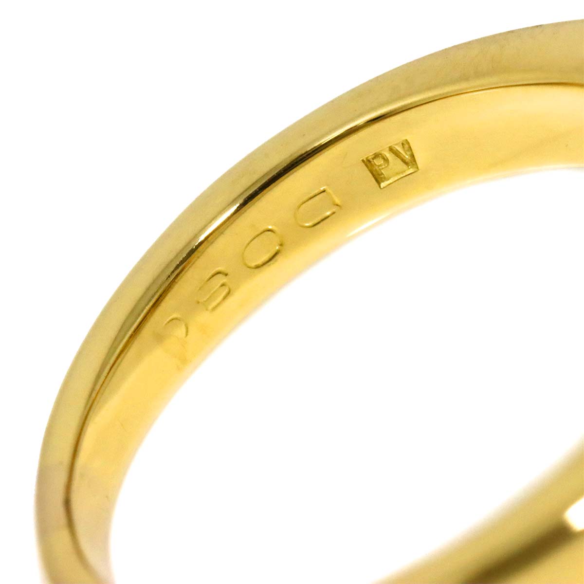 Diamond 0.80ct Ring 18K YG 750 6.75-7.25(US)