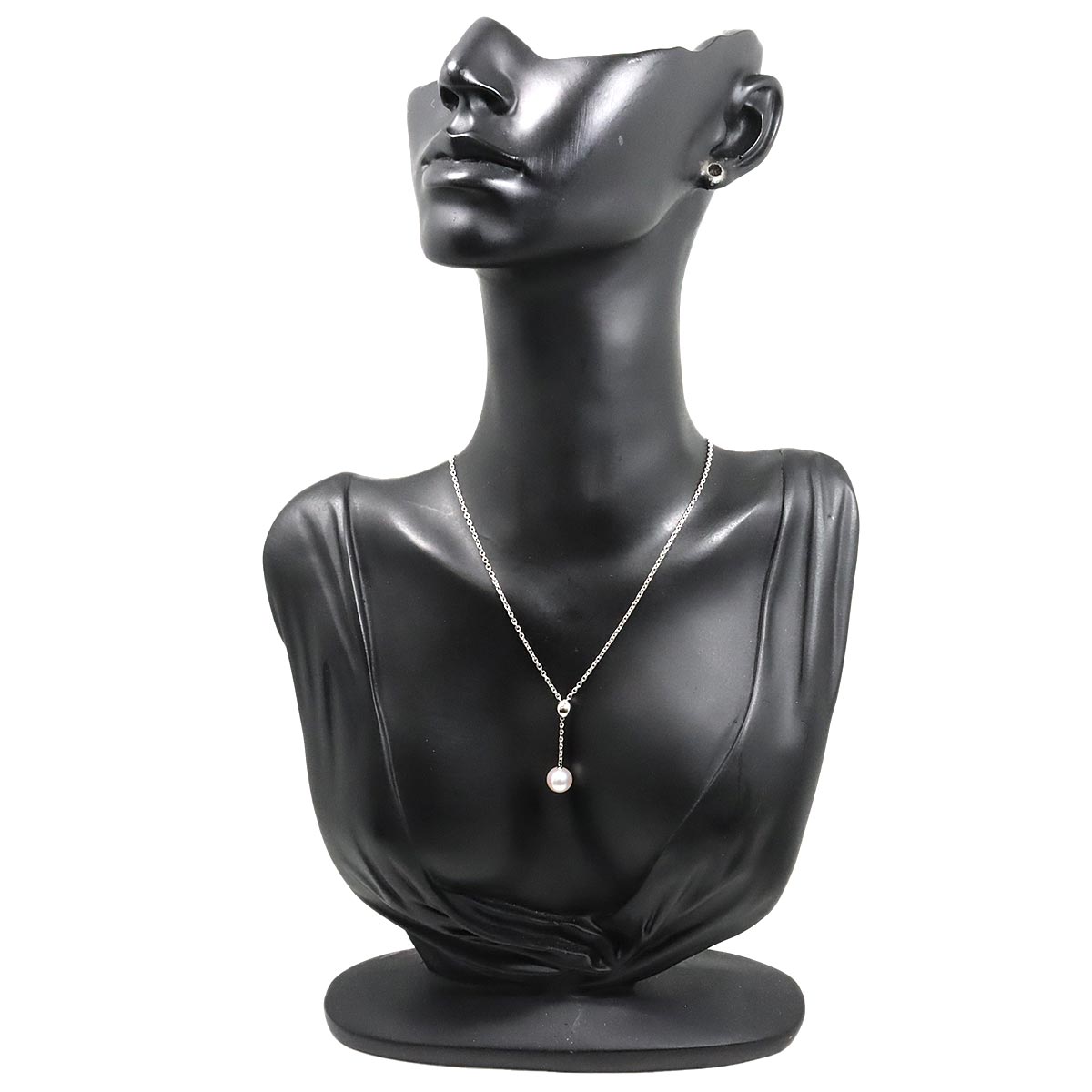 Akoya Pearl 7.9mm Necklace 18K White Gold 750