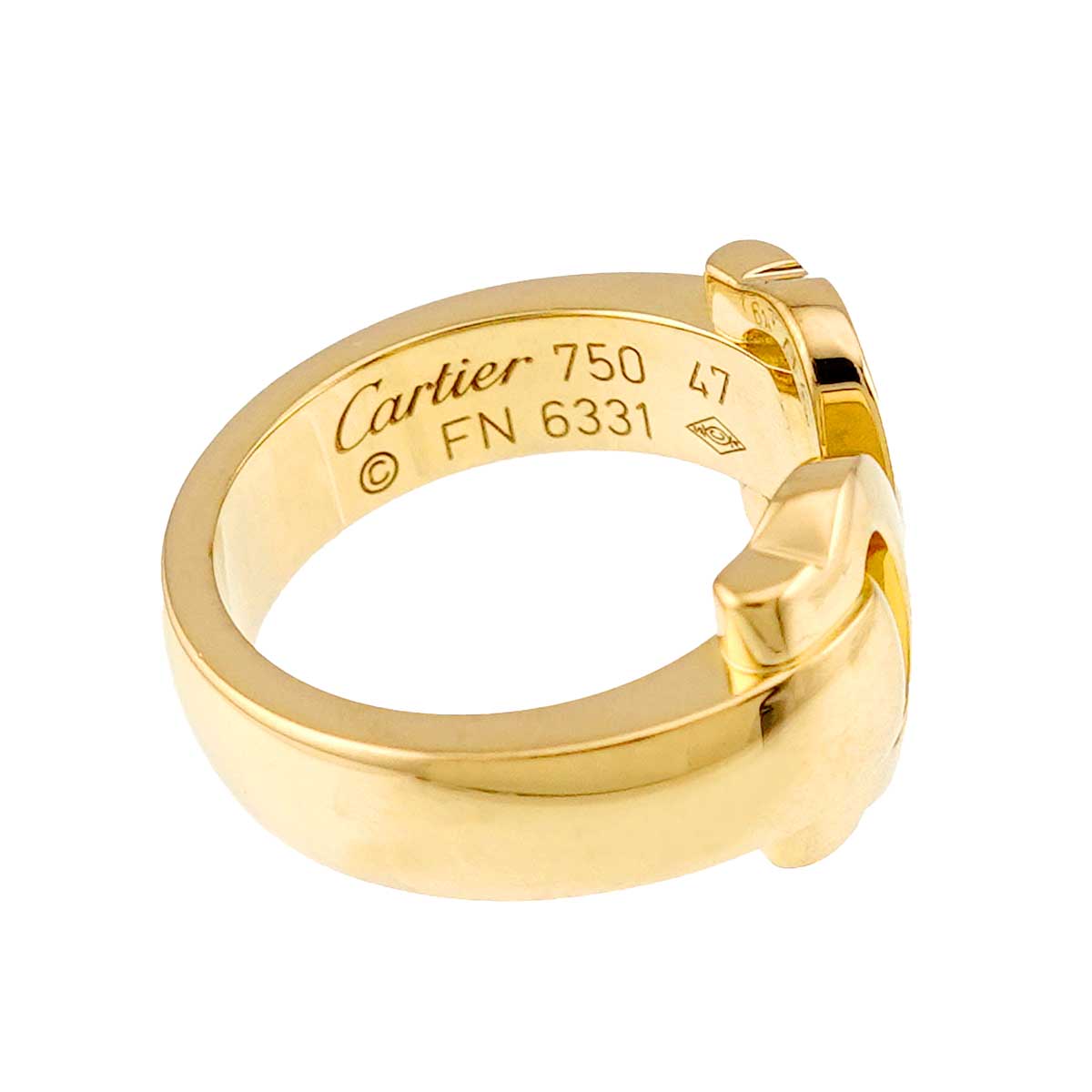 C2 Ring 18K YG 750 size47 4(US)