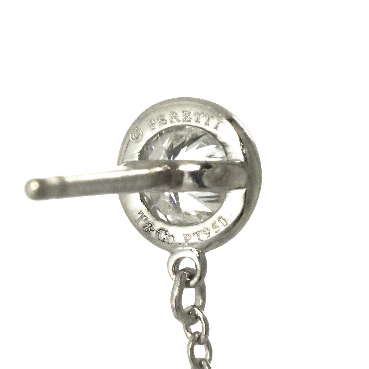 By The Yard Diamond Earrings Pierced Pt