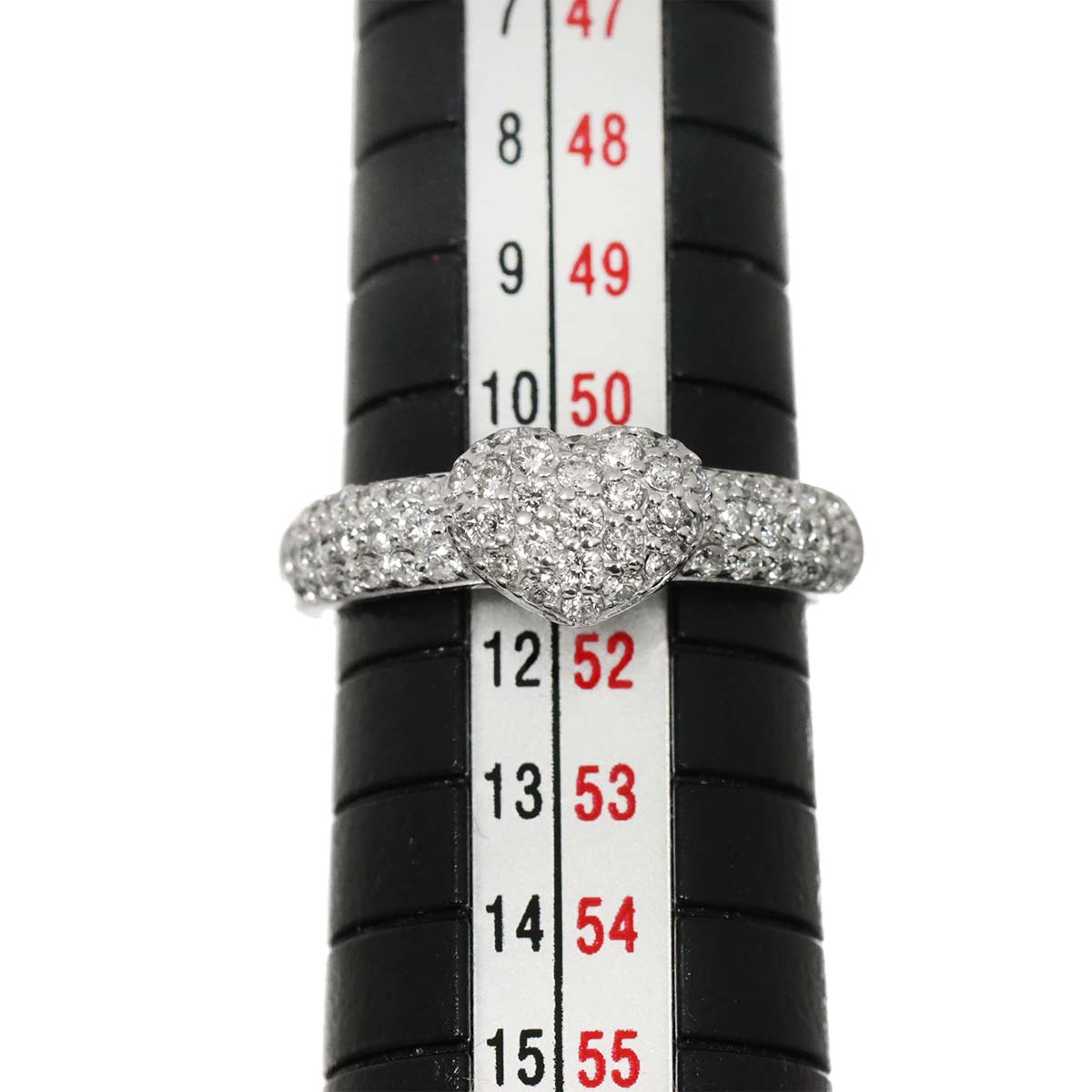 Diamond 0.68ct Ring 18K WG 750 Size5.5-5.75(US)