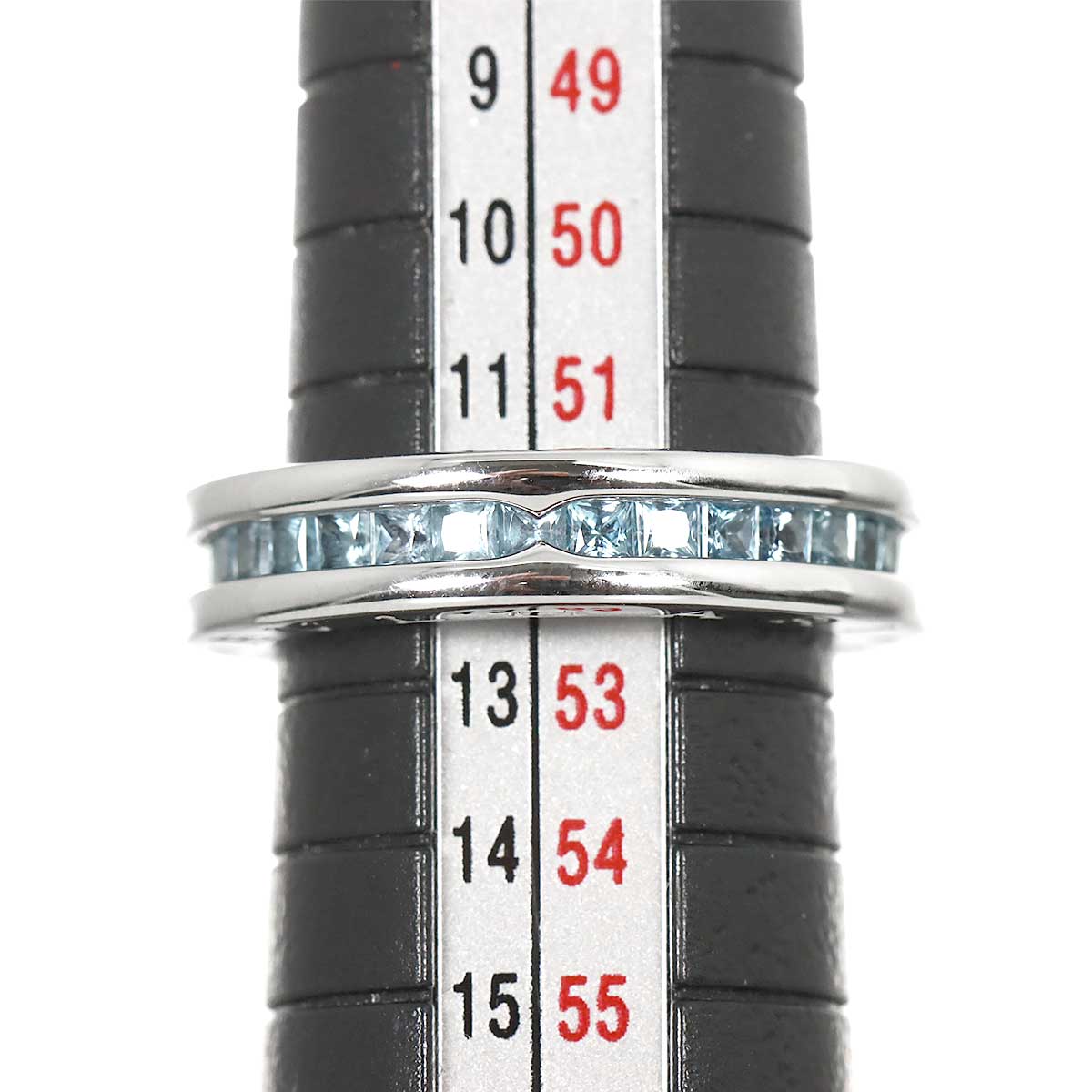 B-ZERO1 1 BAND Topaz Ring 18K White Gold 750 Size52 6(US)