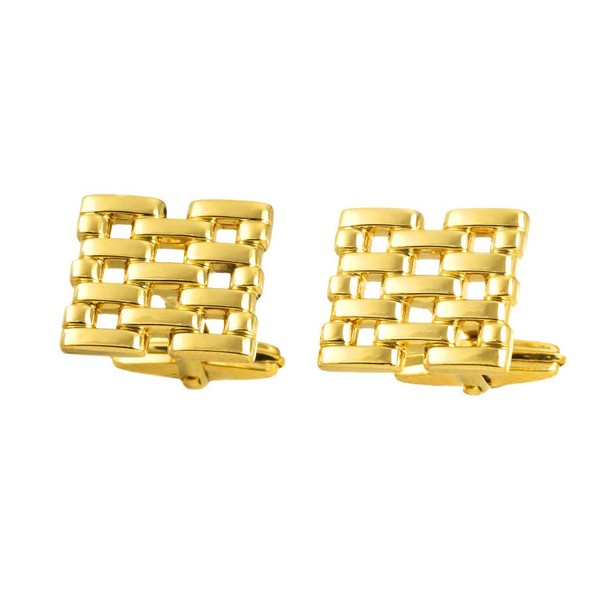 Cuff links 18K Yellow Gold 750