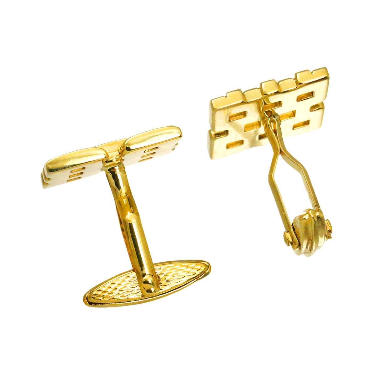Cuff links 18K Yellow Gold 750