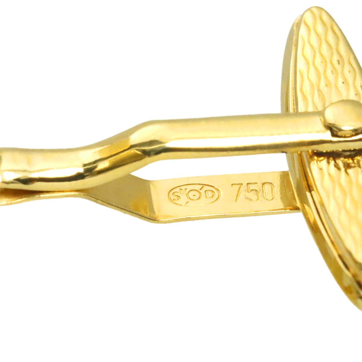 Cuff links 18K Yellow Gold 750