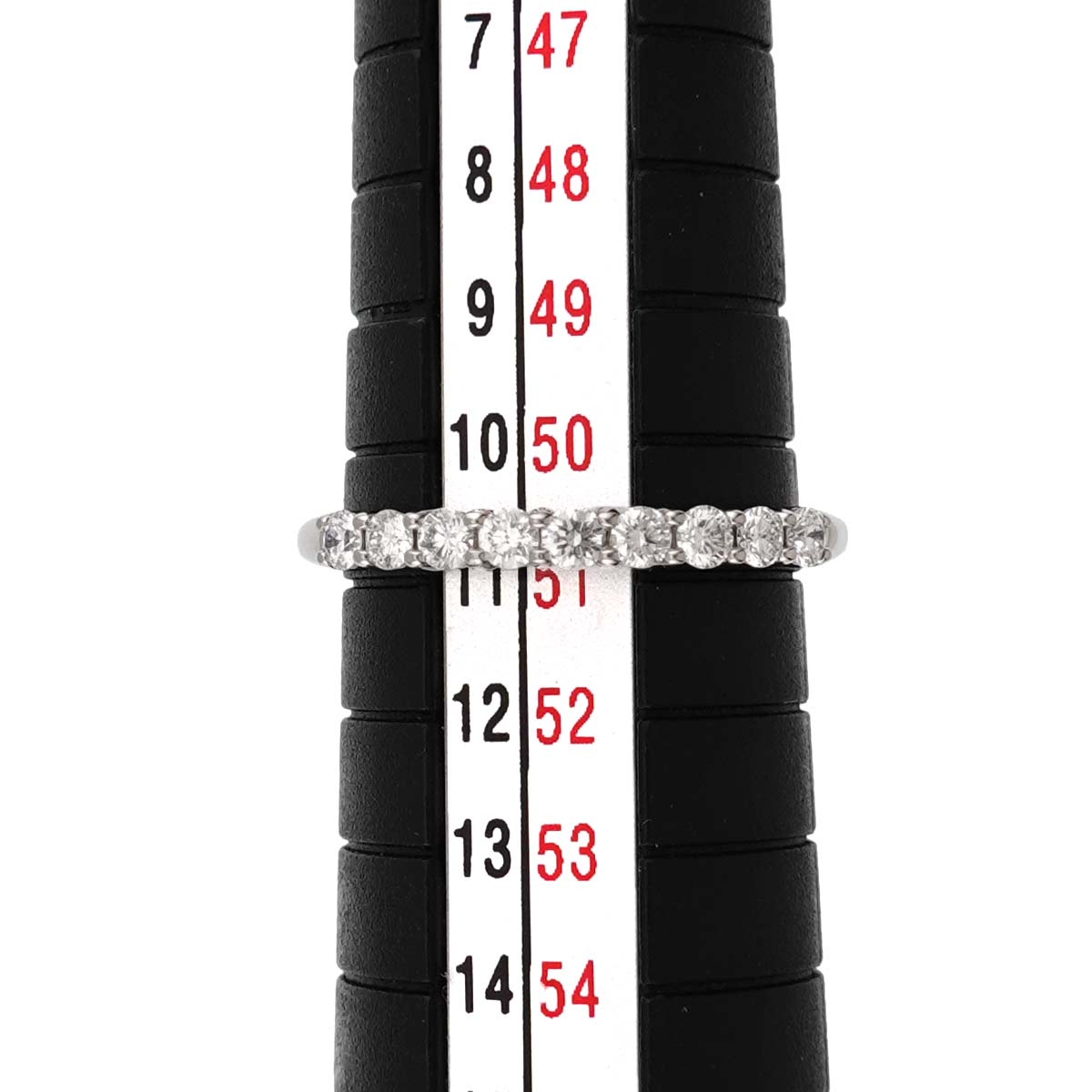 Forever Half Diamond Ring Platinum size6.25-6.5(US)
