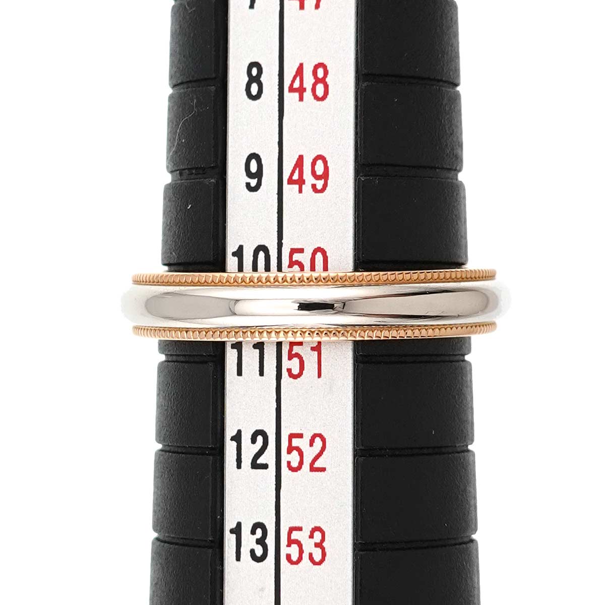 Milgrain Band Ring 18K PG 750 Pt Size5.25-5.5(US)