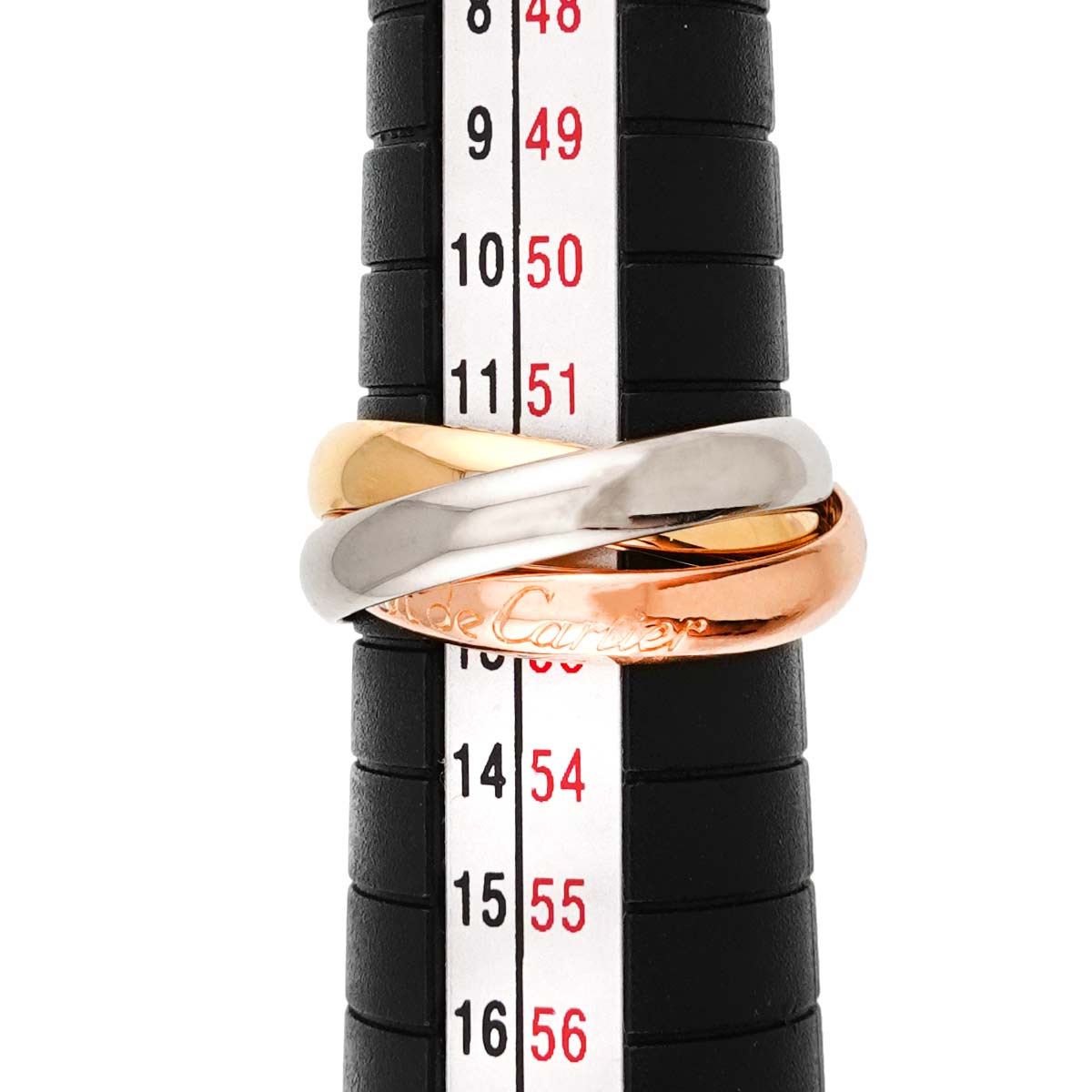 Trinity MM Ring 18K YG WG PG 750 Size52 5.75-6(US)