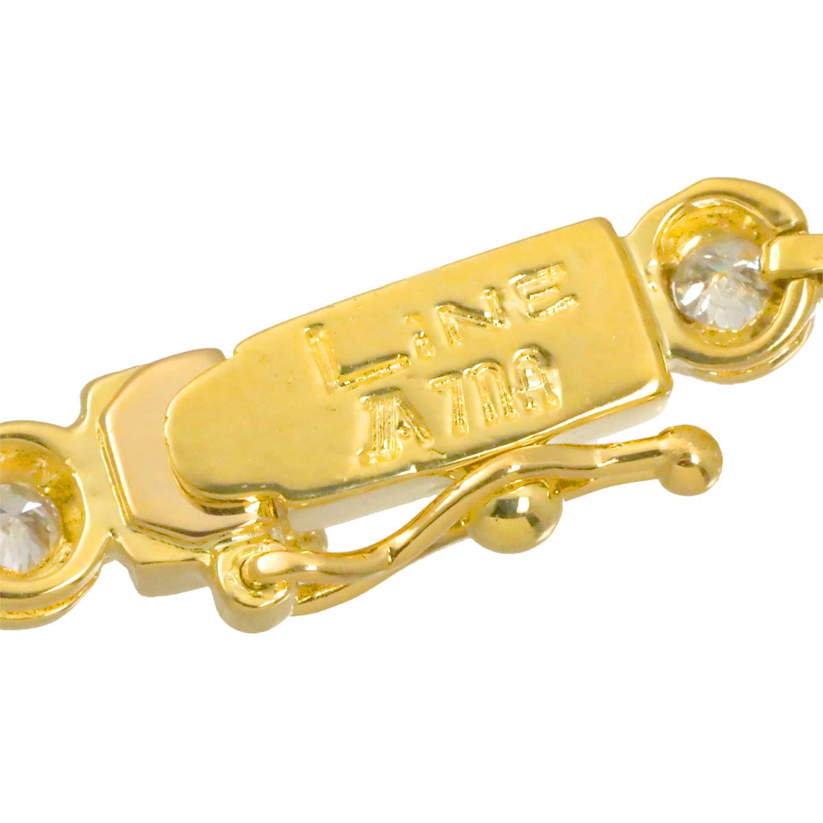 Diamond 1.50ct Bracelet 18K YG Yellow Gold 750