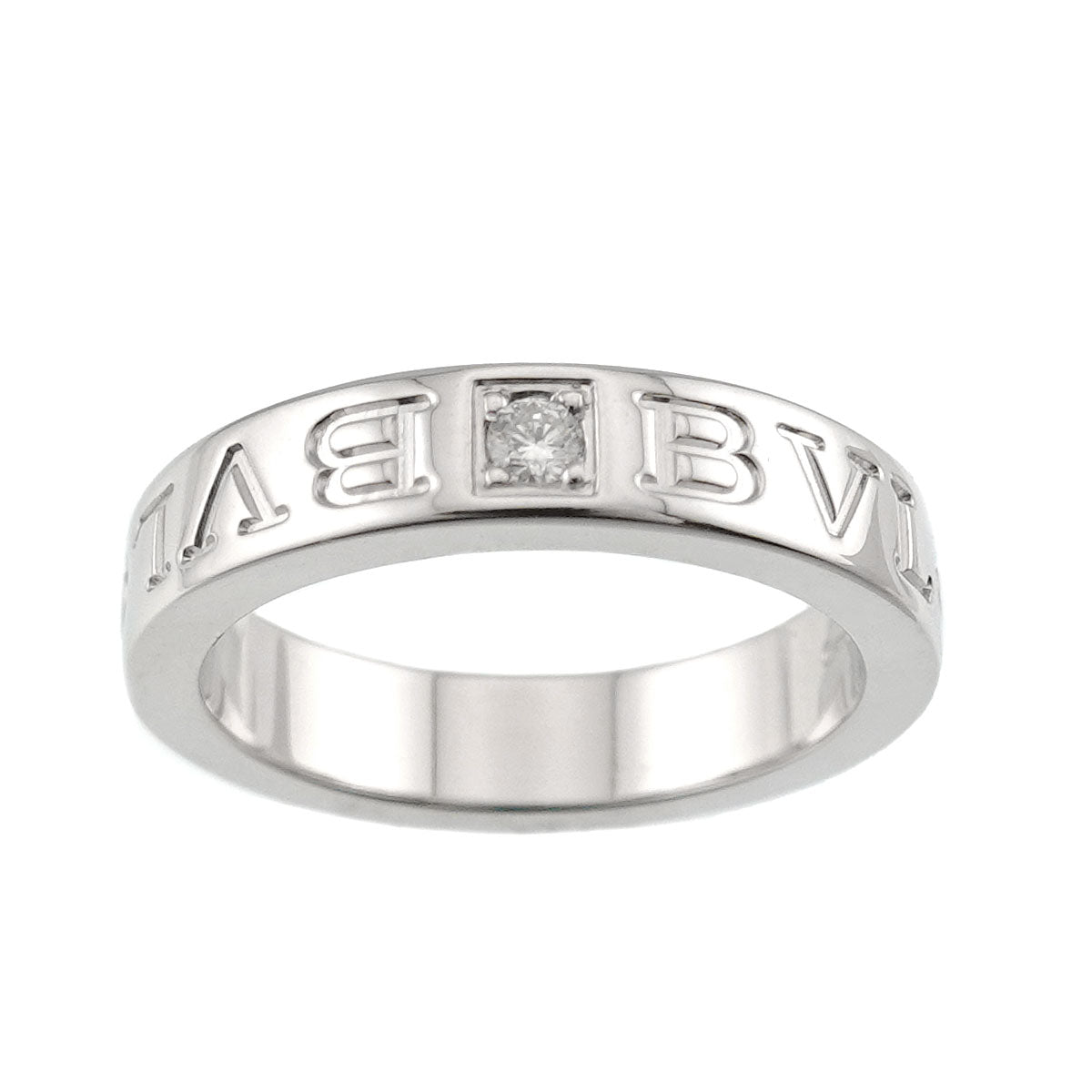 B-ZERO1 Diamond Ring 18K WG 750 size5-5.25(US)