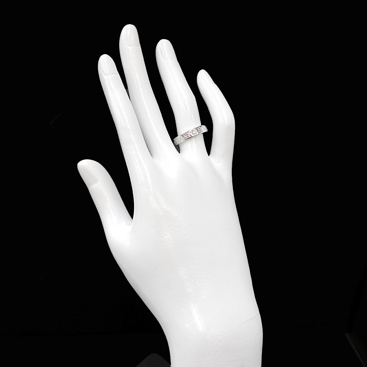 B-ZERO1 Diamond Ring 18K WG 750 size5-5.25(US)