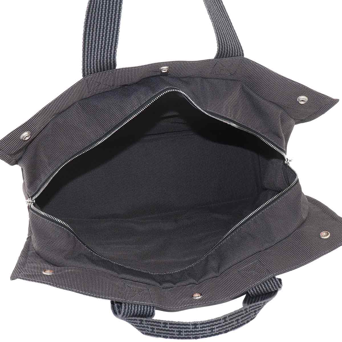 Herline Tote GM Bag Canvas Gray Purse