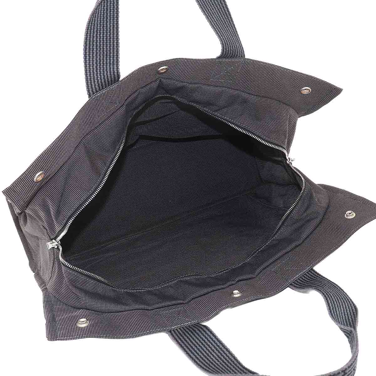 Herline Tote GM Bag Canvas Gray Purse