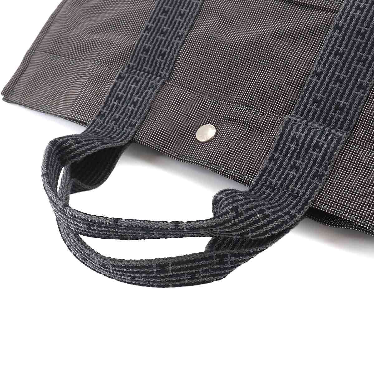 Herline Tote MM Bag Canvas Gray Unisex Purse