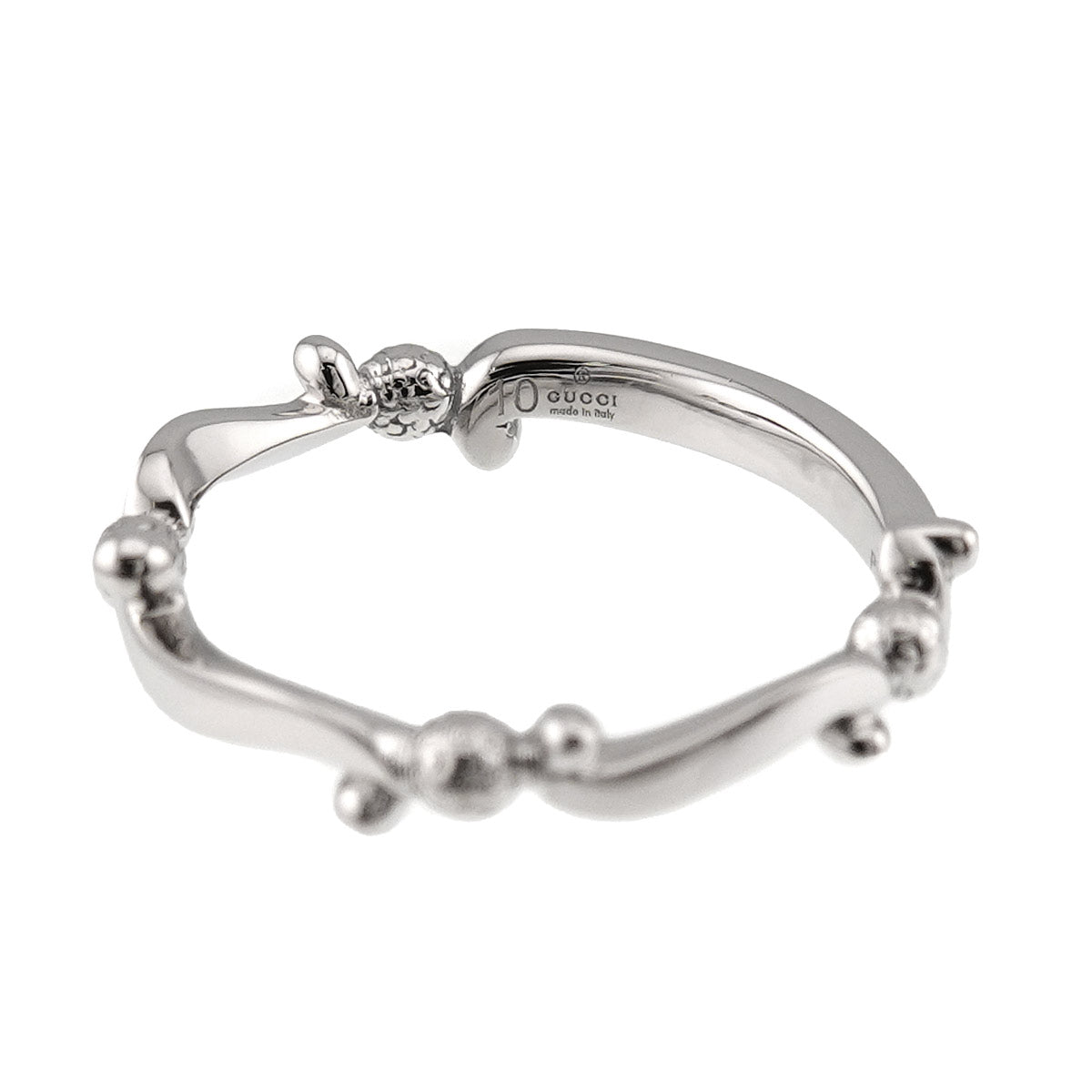 GUCCI Ring Pt Platinum Size10 5-5.25(US)