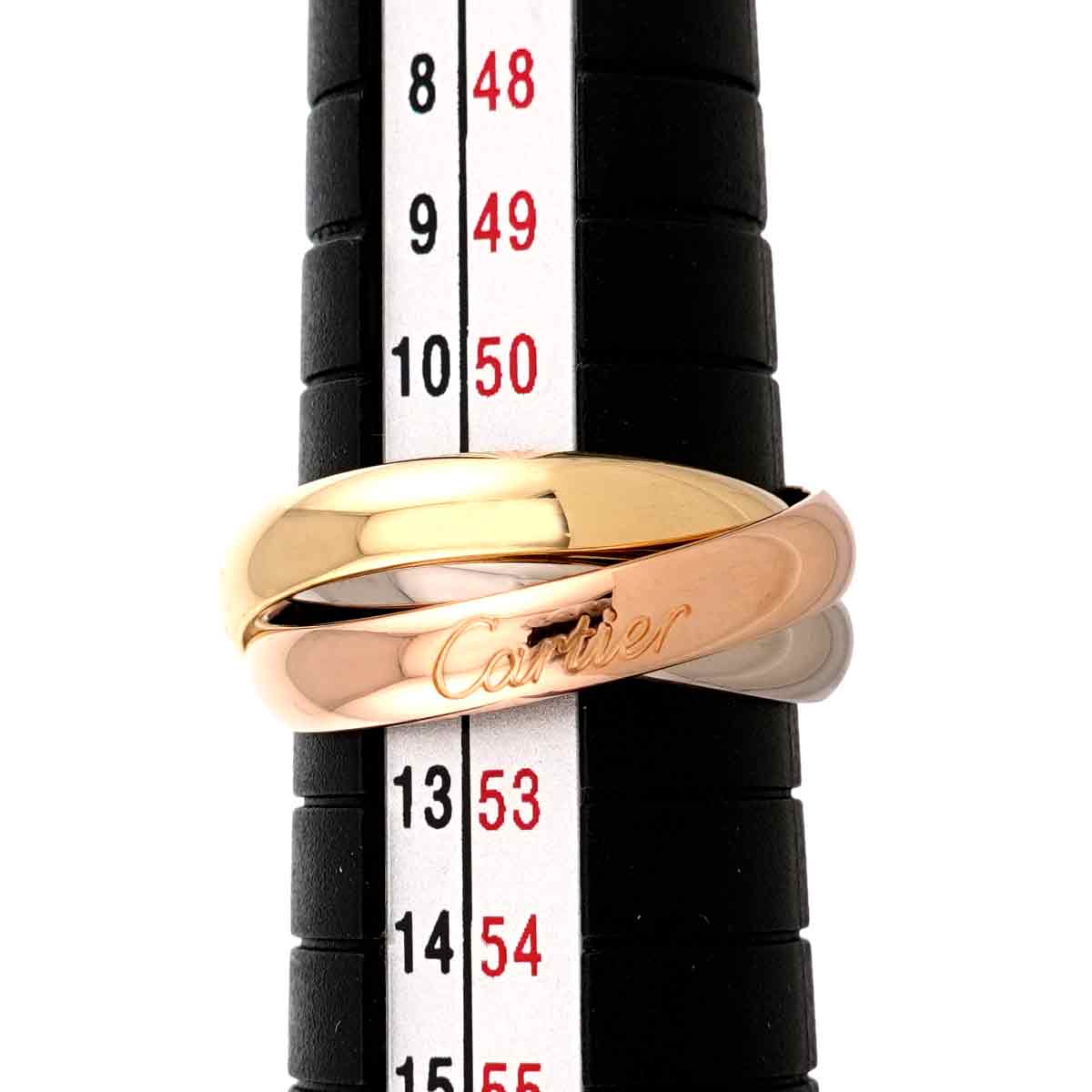 Trinity MM Ring 18K YG WG PG 750 Size52 5.75-6(US)