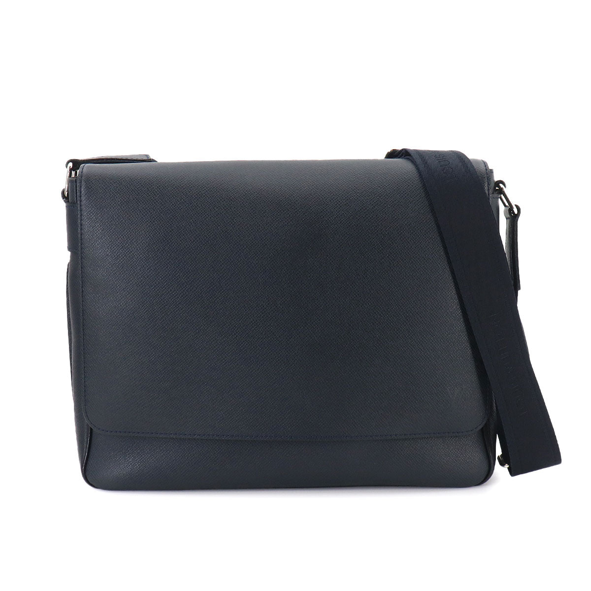 Taiga Roman MM Shoulder Bag Leather Navy Purse