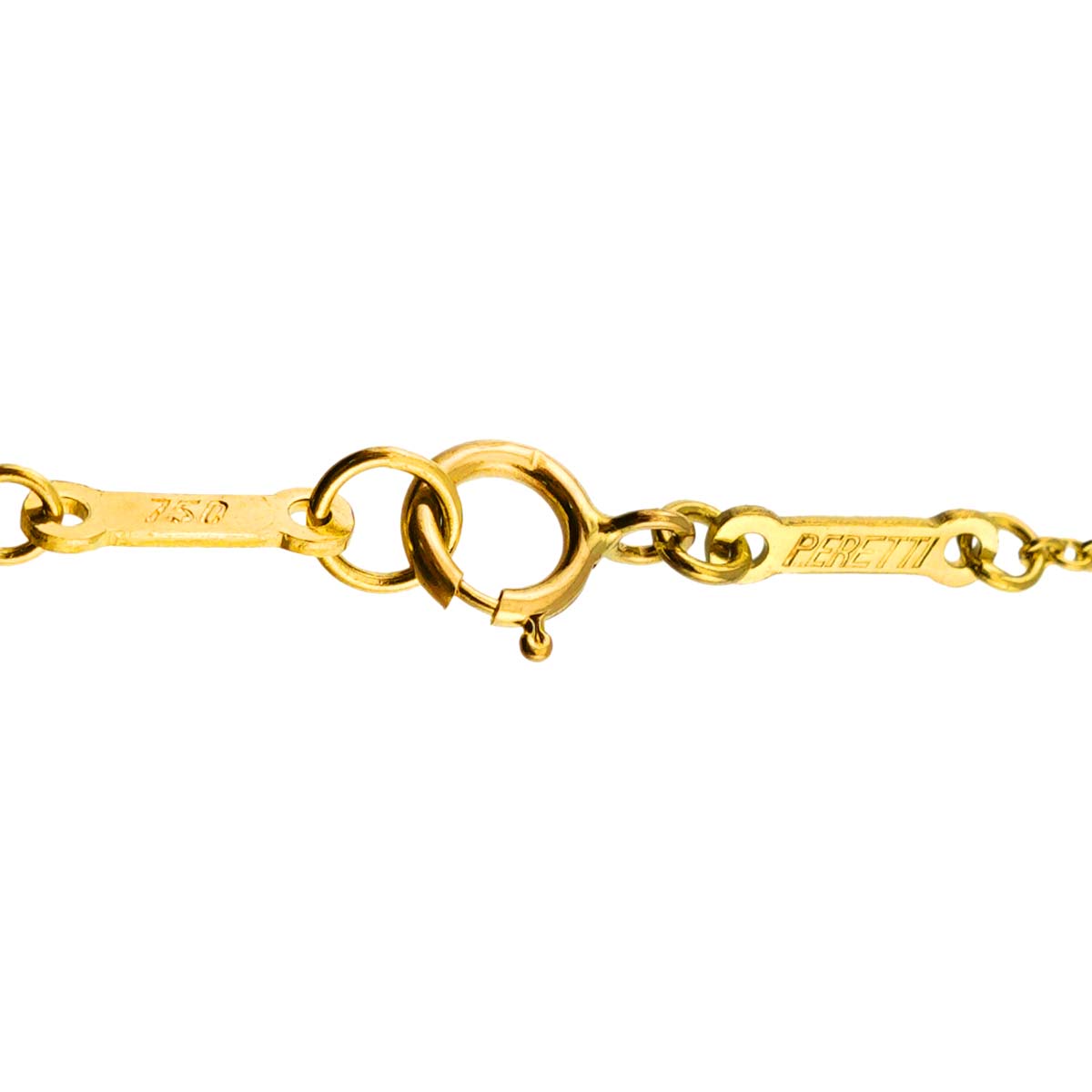 Open Heart Necklace 18K Yellow Gold 750