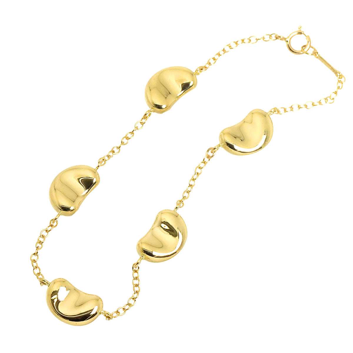 Bean 5P Bracelet 18K Yellow Gold 750