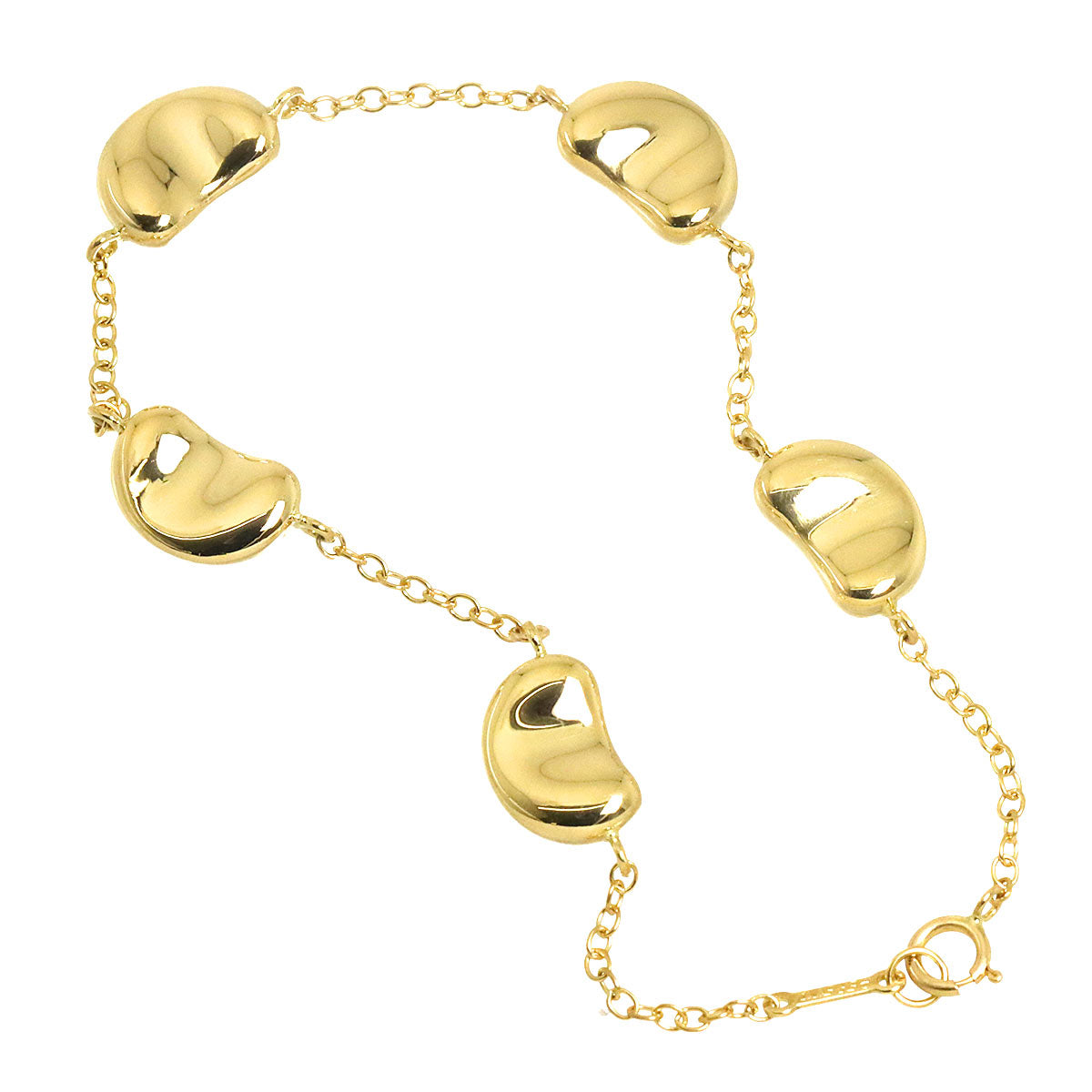 Bean 5P Bracelet 18K Yellow Gold 750