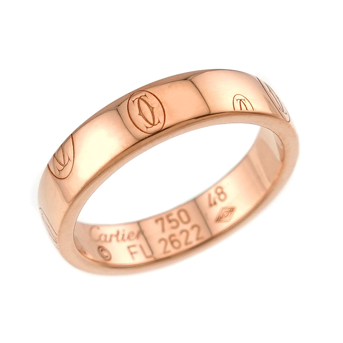 Happy birthday SM Ring 18K PG 750 size48 4-4.5(US)