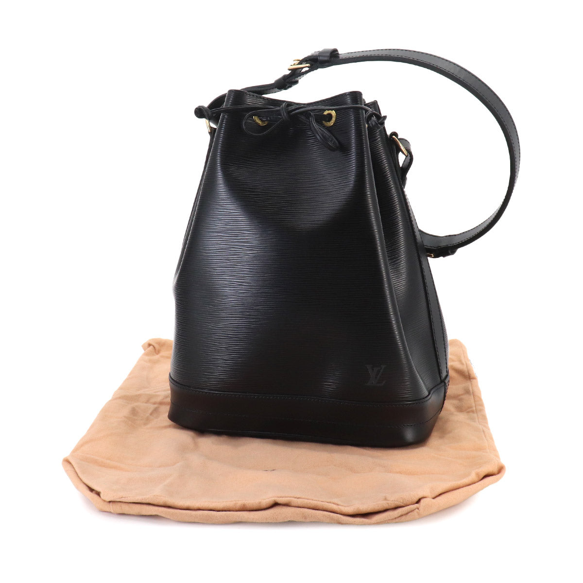 Epi Noe Shoulder Bag Leather Noir M59002 Purse