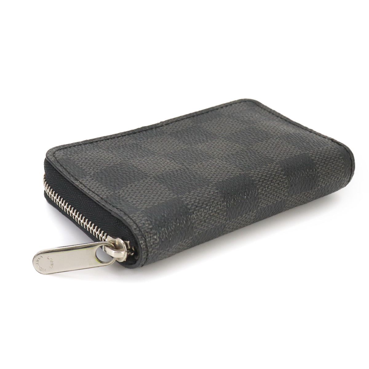 Damier Graphite Zippy Coin Purse Gray N63076