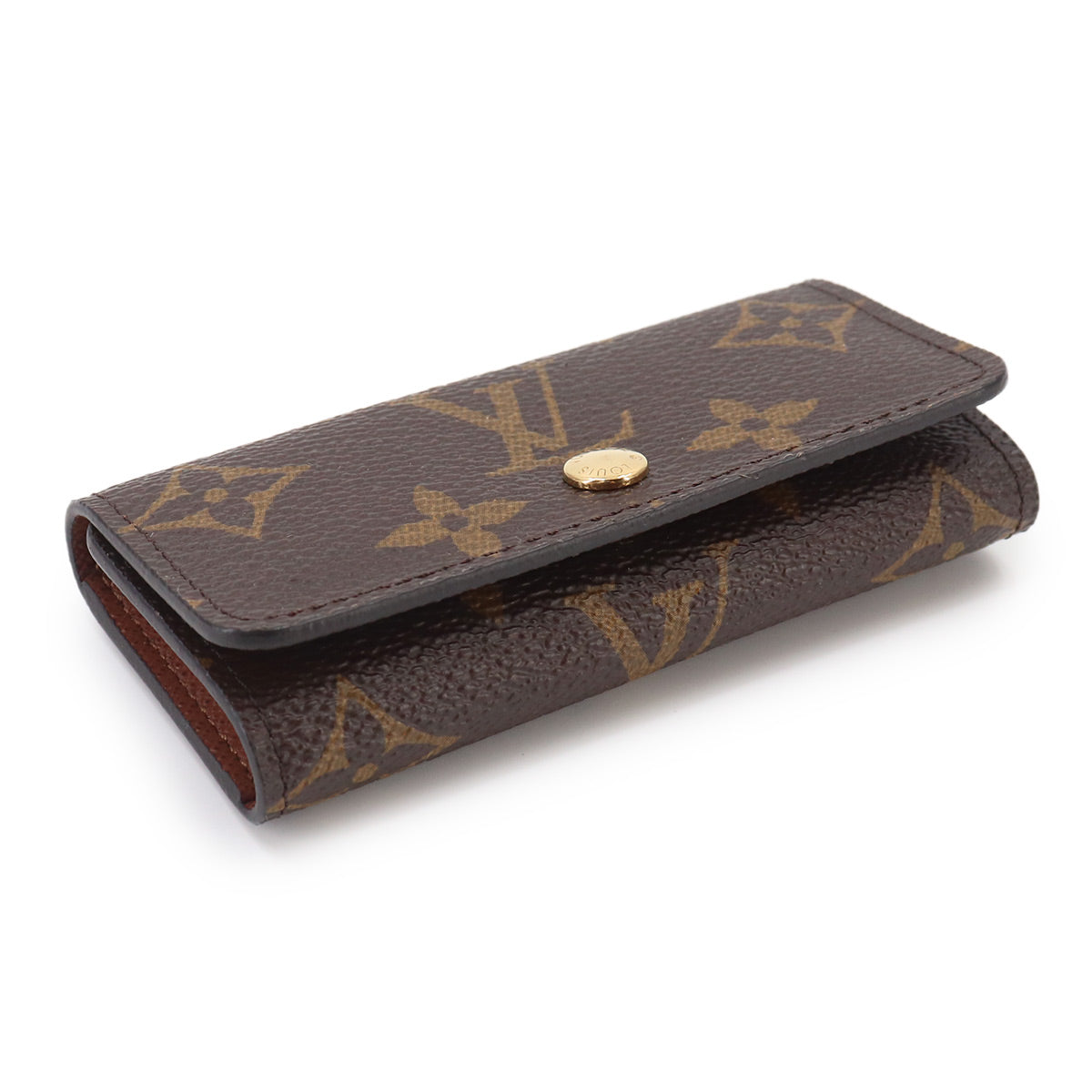 Monogram 4 Key Holder Case Brown M69517 Accessory
