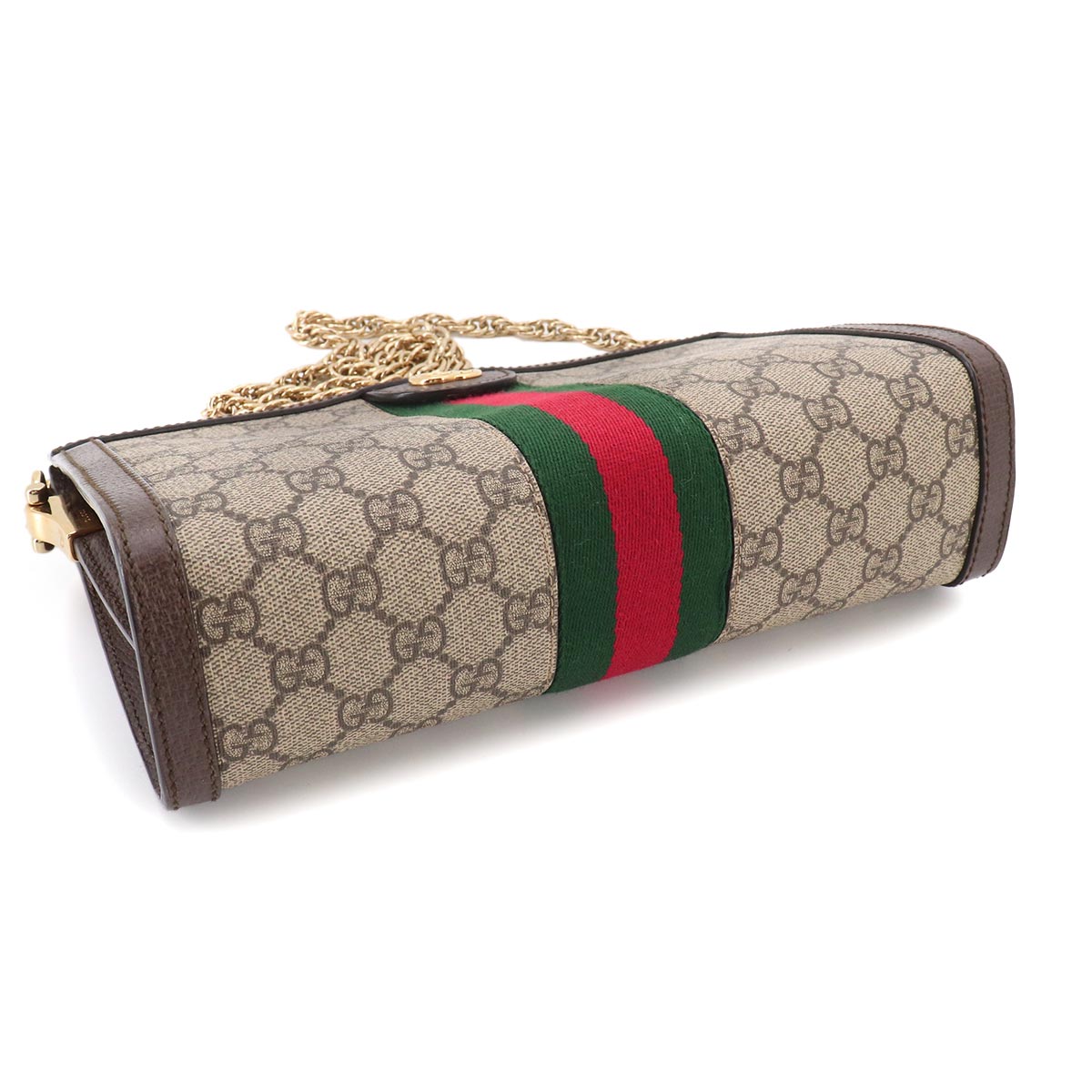 Ophidia GG Small Shoulder Bag GG Supreme Canvas Beige 503887