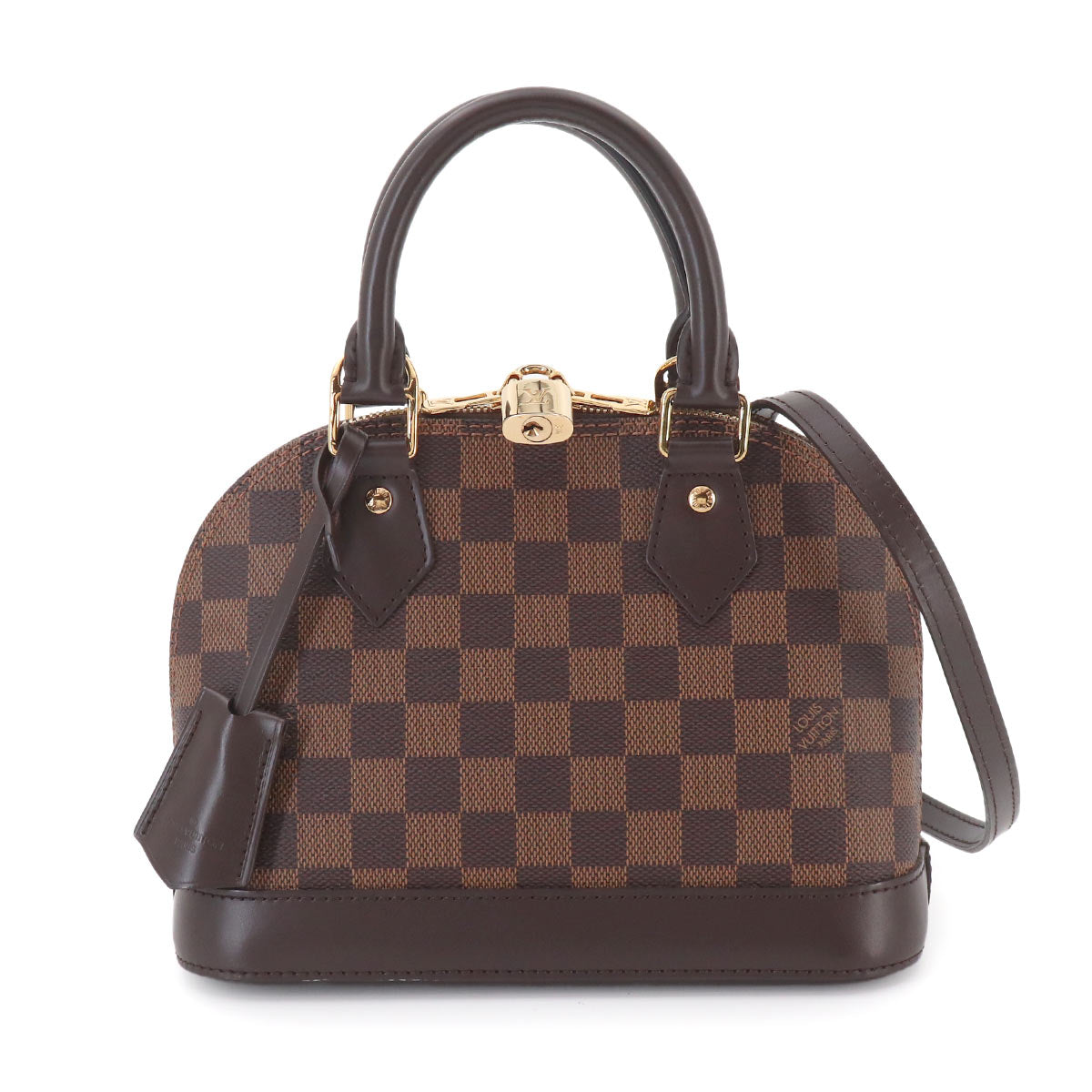 Damier Alma BB Hand Shoulder Bag Ebene N41221 Purse