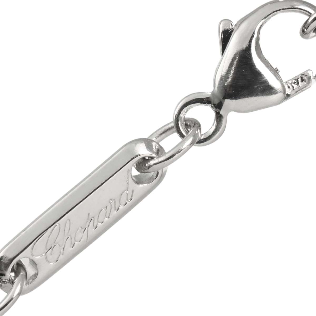 Happy Diamond Star Necklace 18K White Gold 750