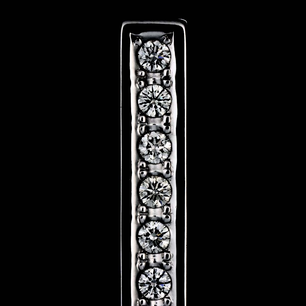Diamond 0.09ct/0.09ct Earrings Pierced 18K WG 750