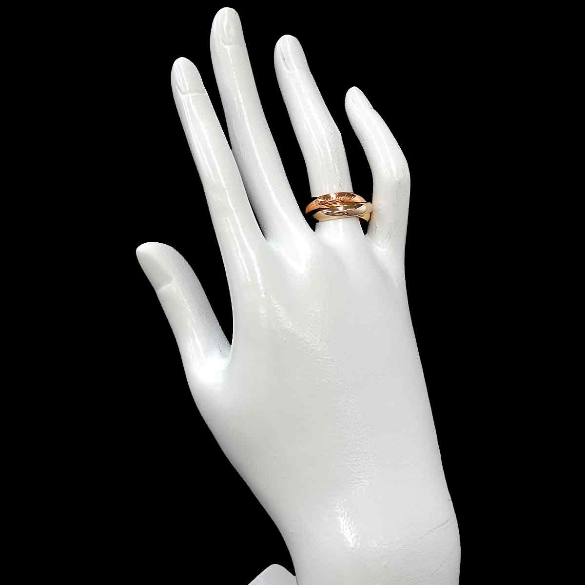 Trinity MM Ring 18K YG WG PG 750 Size52 5.75-6(US)