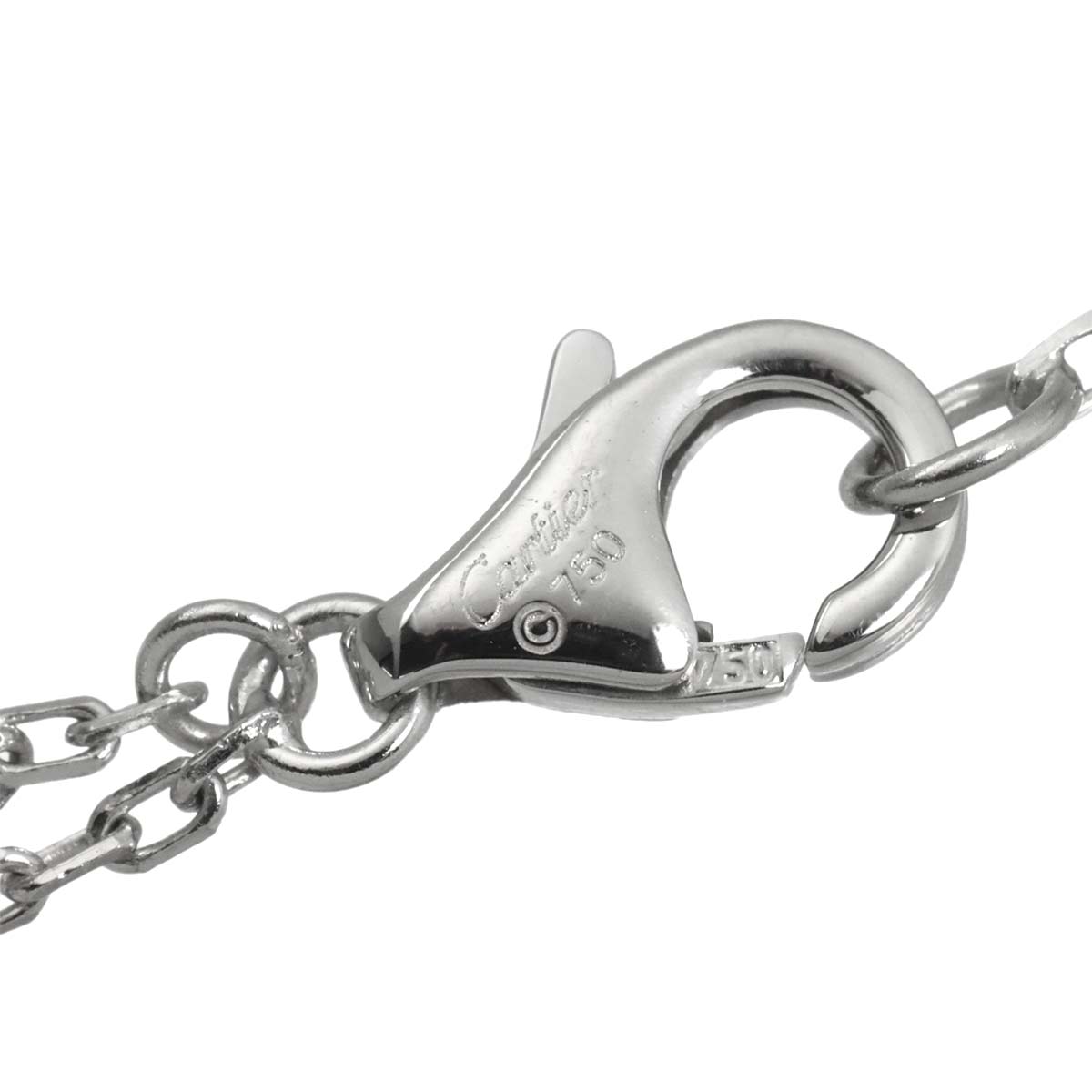 2C Charm Necklace 18K White Gold 750
