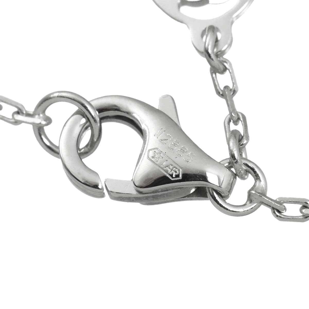 2C Charm Necklace 18K White Gold 750