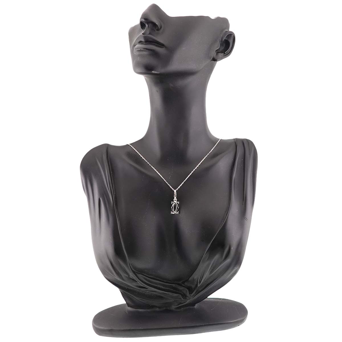 2C Charm Necklace 18K White Gold 750