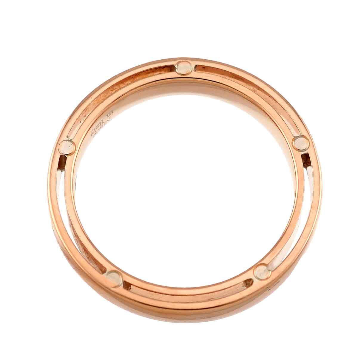 D-SIDE Diamond Ring 18K Pink Gold 750 size4.75-5(US)
