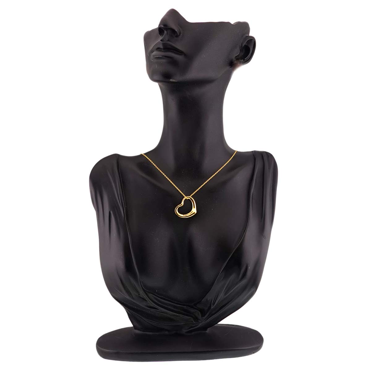 Open Heart Necklace 18K Yellow Gold 750