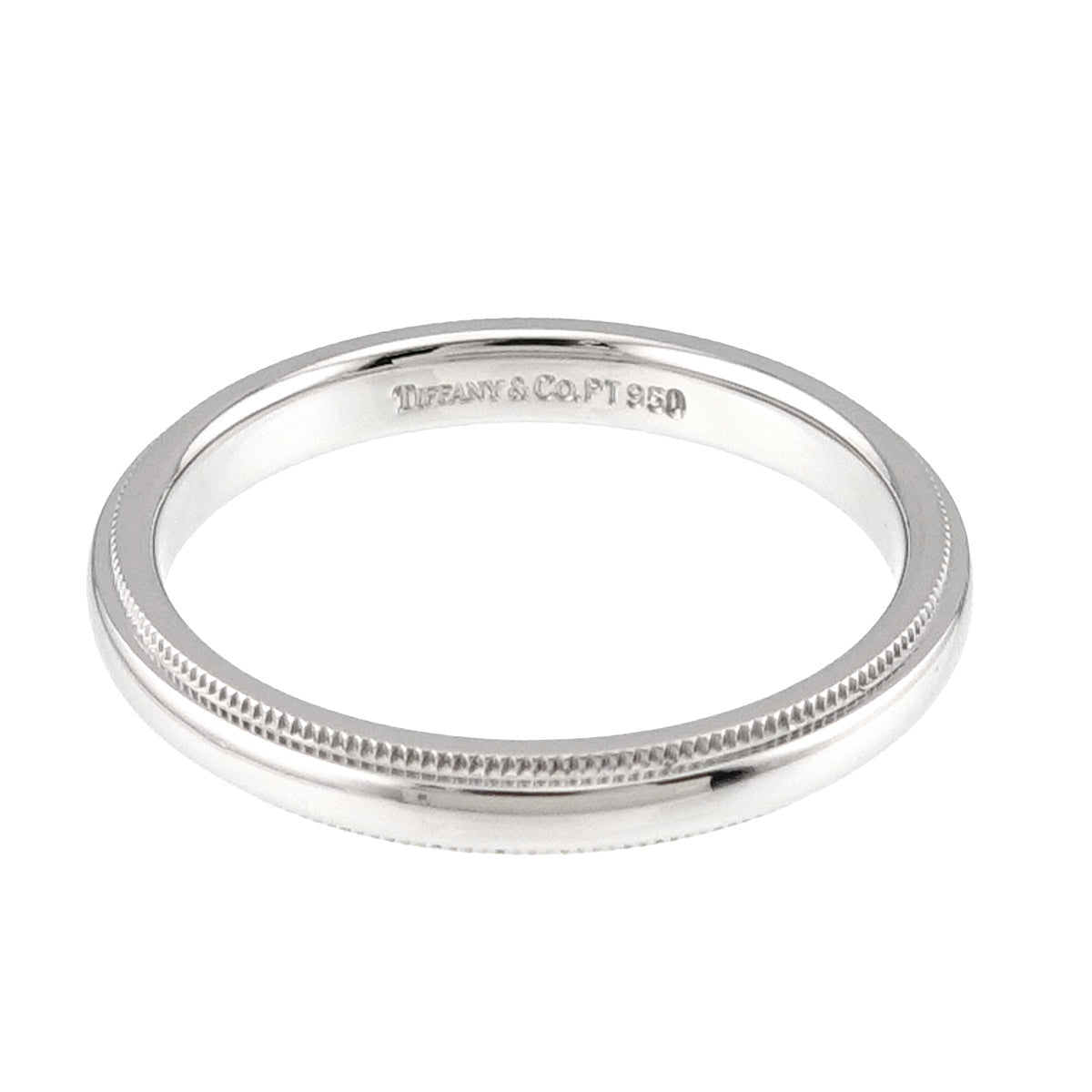 Milgrain Band Ring Platinum size9(US)