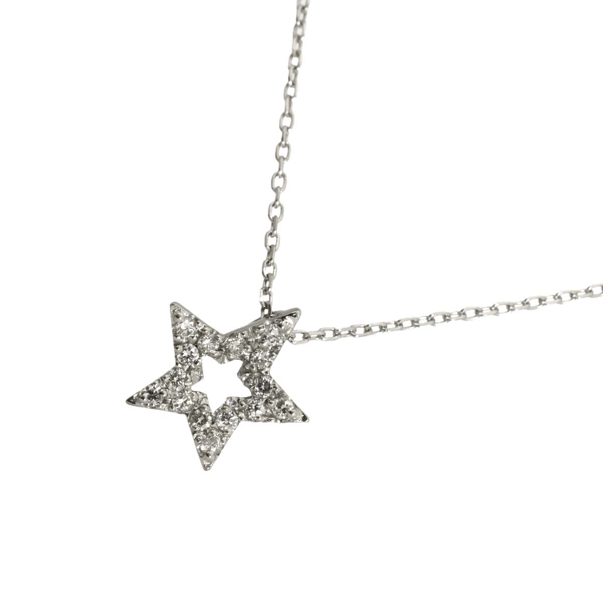 Diamond 0.15ct Necklace Pt Platinum
