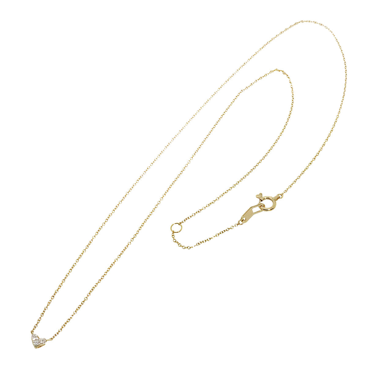 Diamond 0.05ct Necklace 18K YG 750