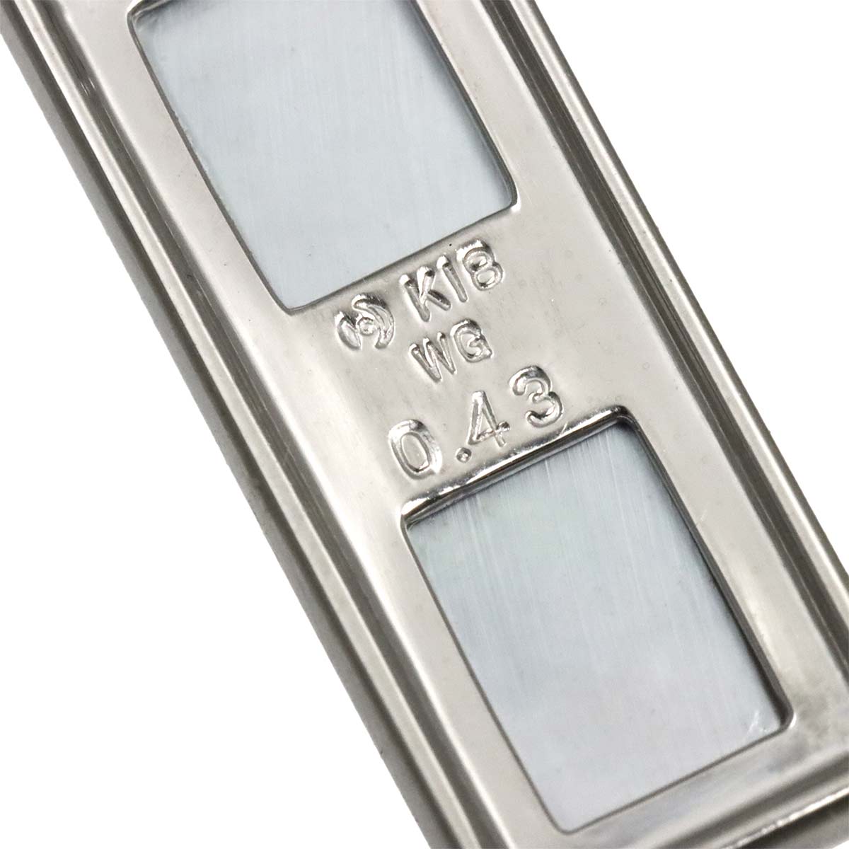 MOP Diamond 0.43ct Necklace 18K WG 750
