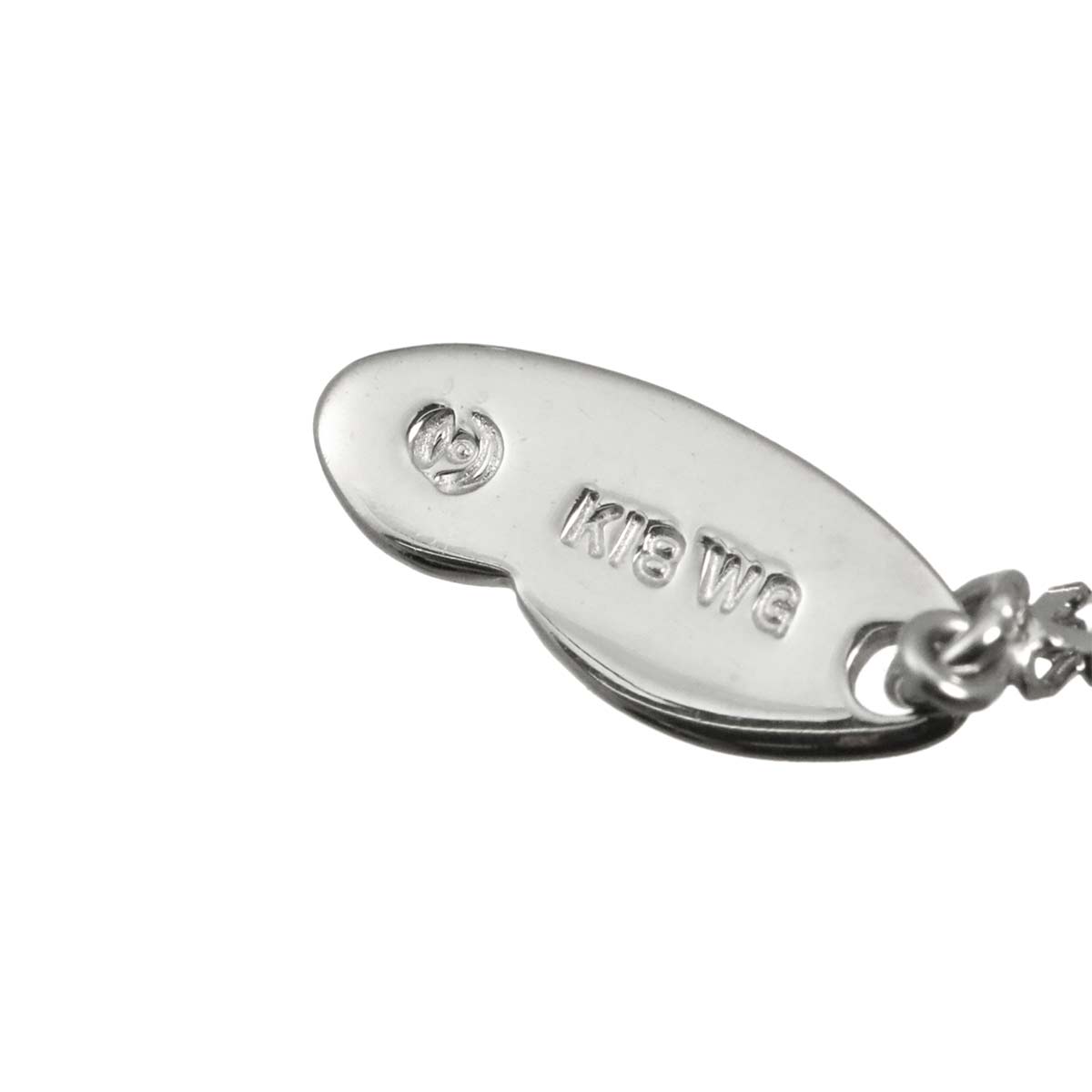 MOP Diamond 0.43ct Necklace 18K WG 750