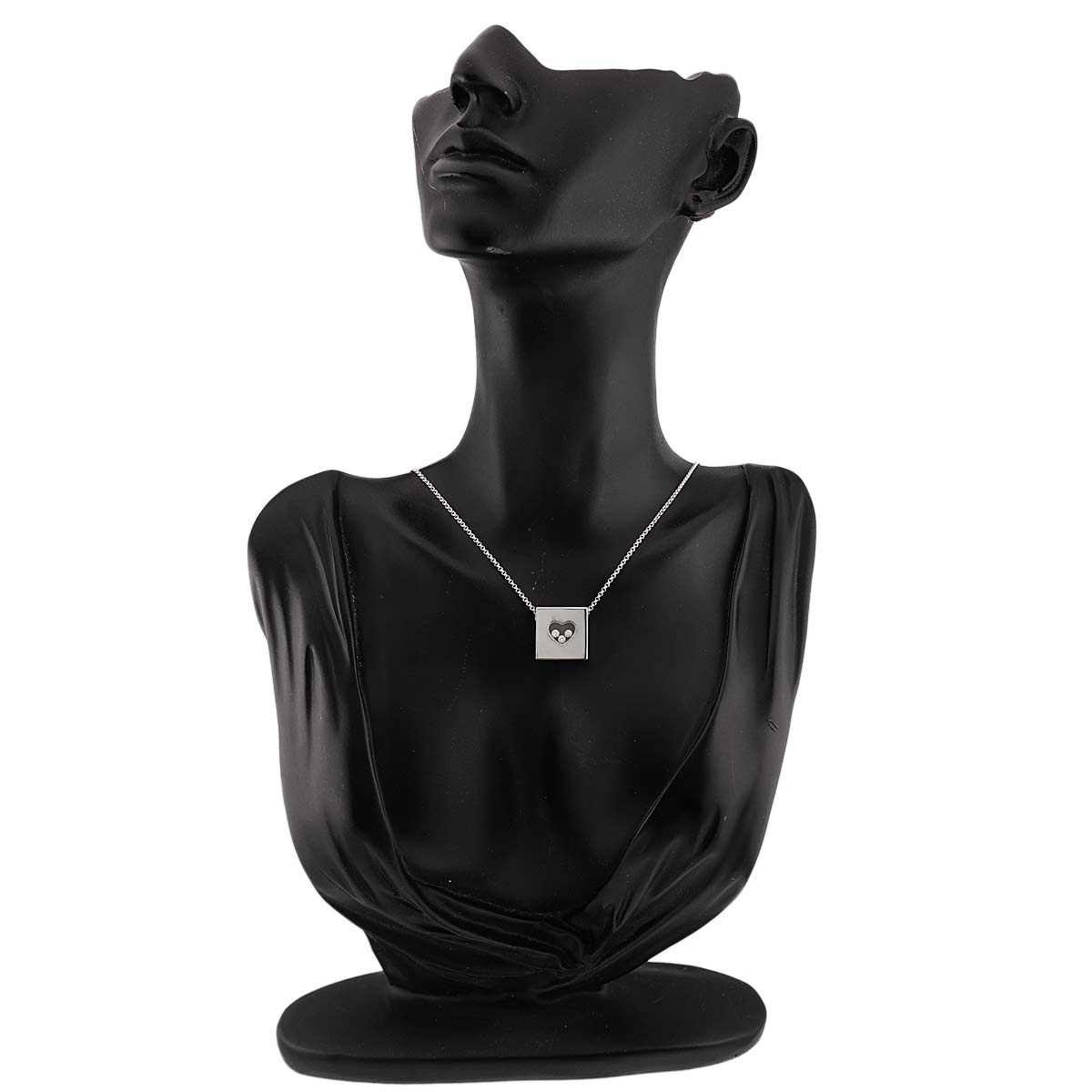Happy Diamond Necklace 18K White Gold 750