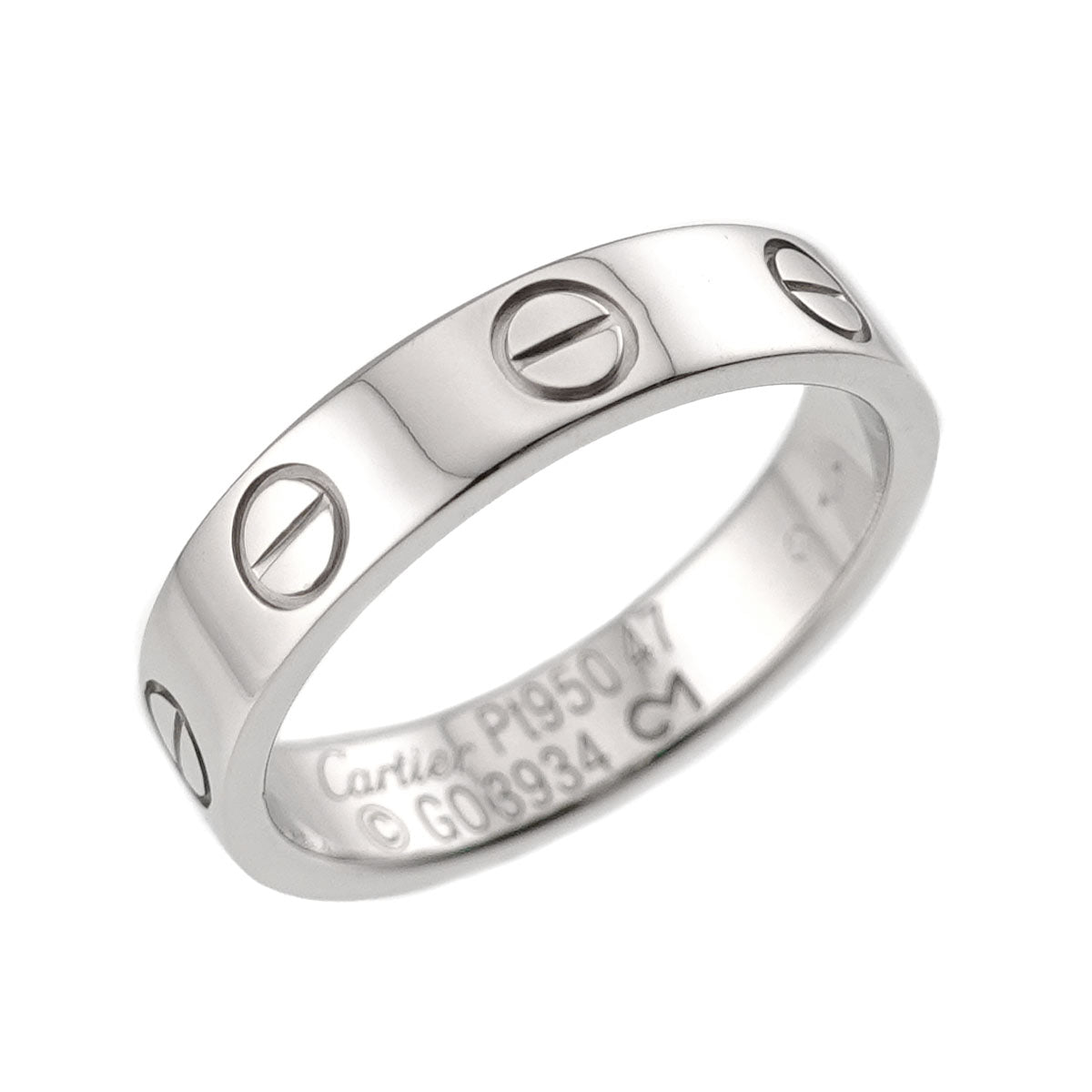 Mini Love Ring Platinum size47 4(US)