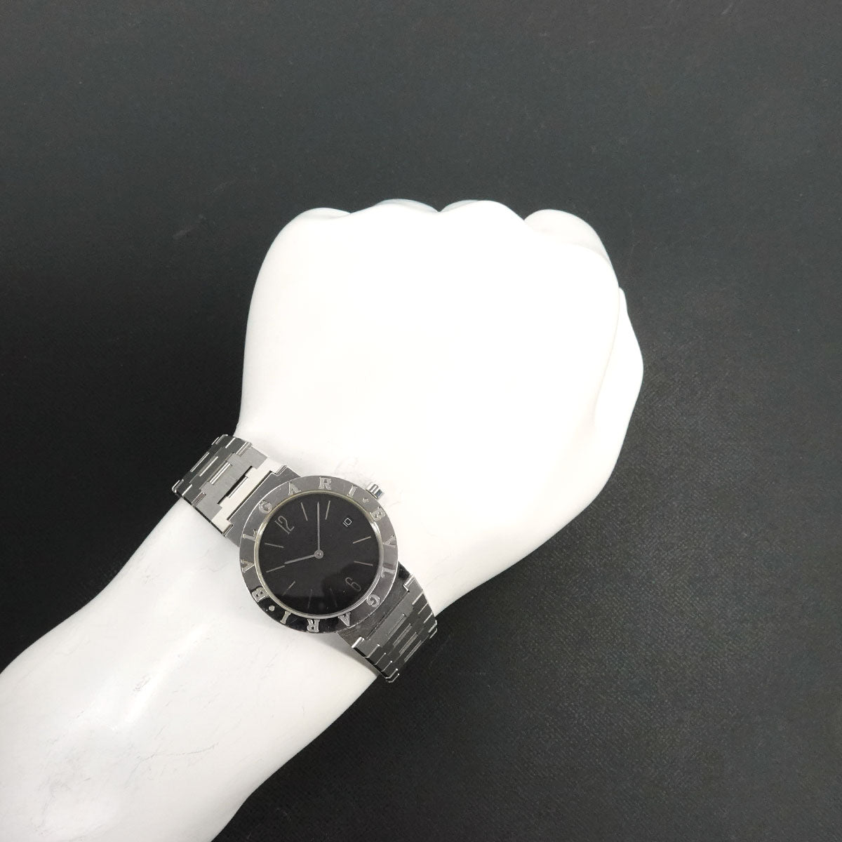 BVLGARIBVLGARI BB33SS Quartz Black Dial Boys Watch