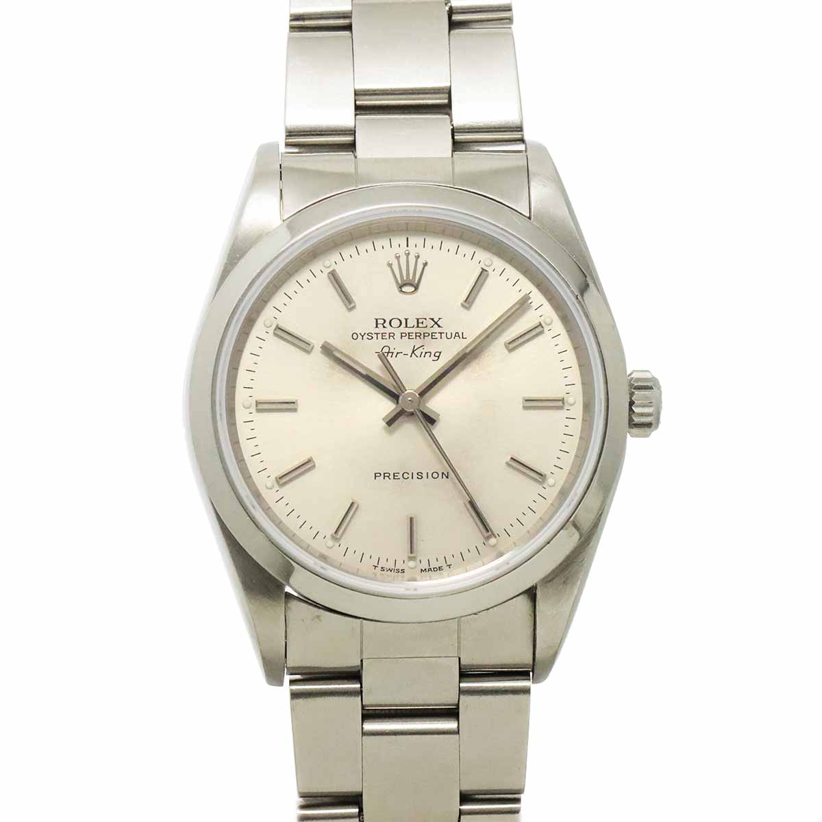 Air King 14000 Serial U Automatic Silver Dial Mens Watch