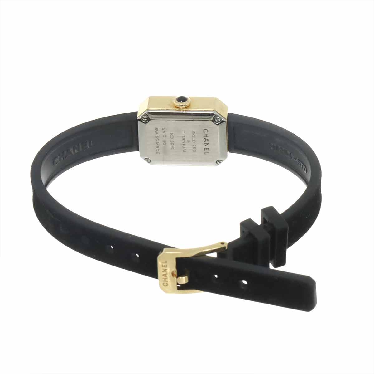 Premiere Velvet H6125 K18YG Quartz Black Dial Ladies