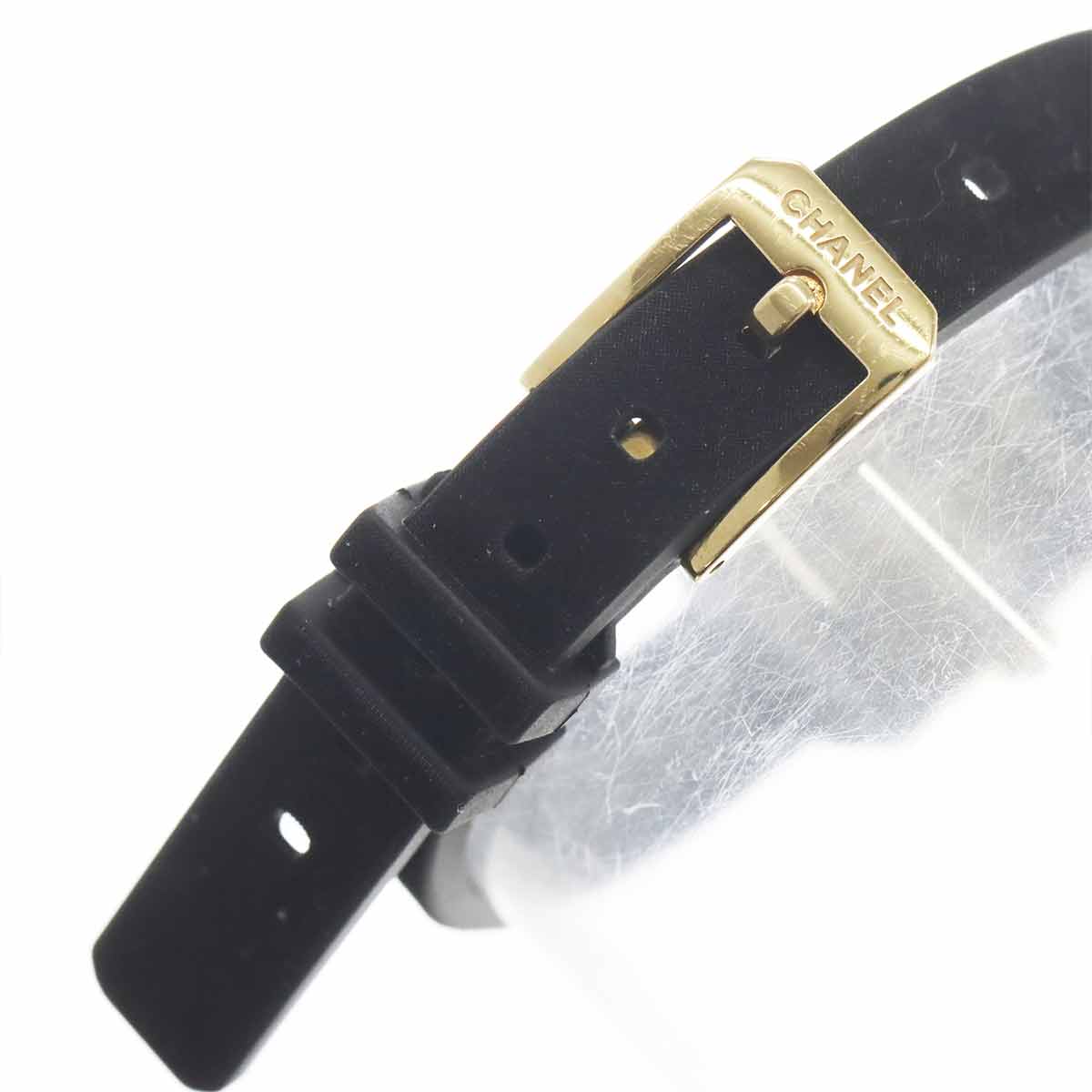 Premiere Velvet H6125 K18YG Quartz Black Dial Ladies